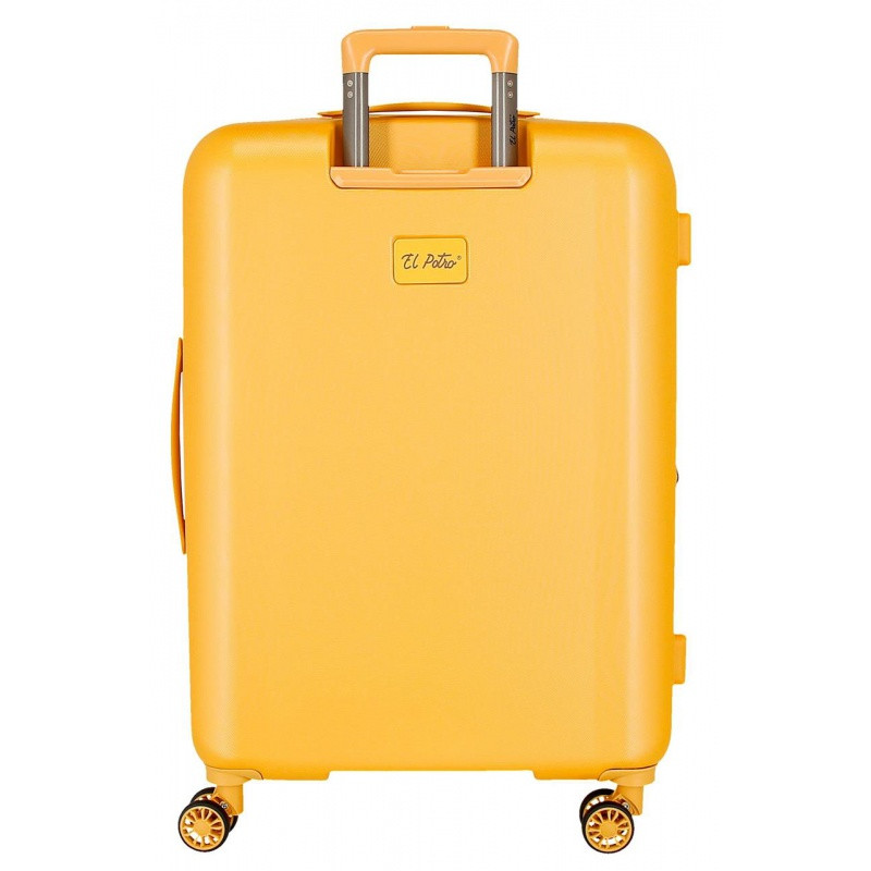 EL POTRO Vera Ochre, Sada luxusných ABS cestovných kufrov, 70/55cm, 5338924 2