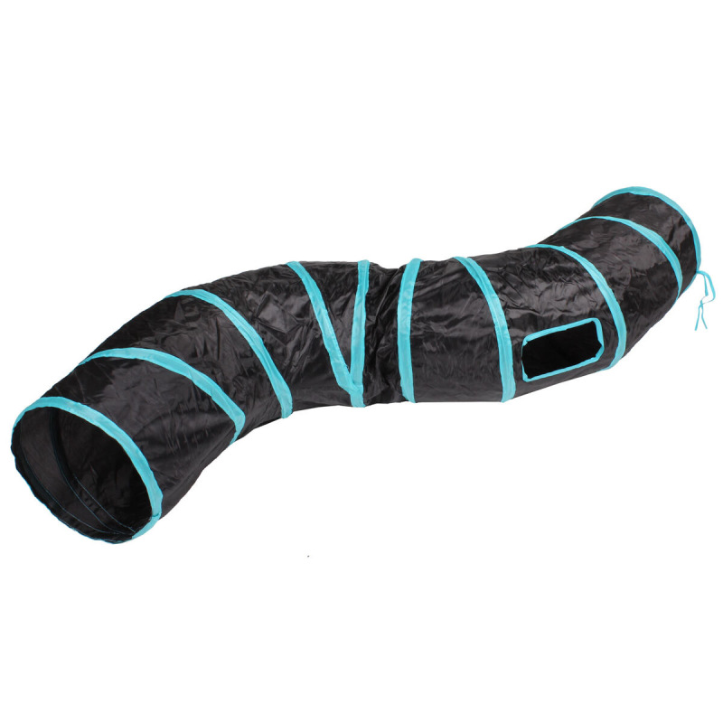 S Two-way agility tunel čierna-modrá