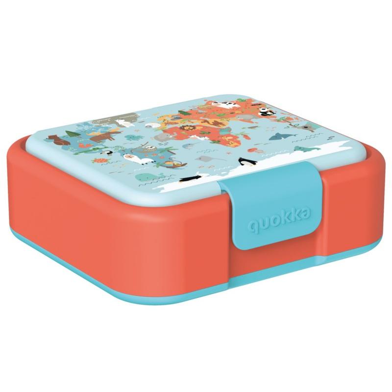 Quokka Twist, Delený plastový box na jedlo Map Of Life, 40260