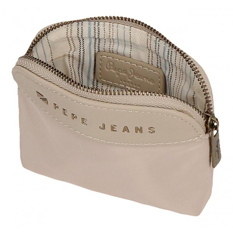 Pepe Jeans Morgan Beige - Peňaženka na mince, 7928033