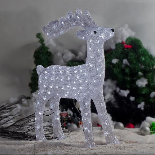 Dekorácia MagicHome Vianoce, Jeleň, LED, IP44