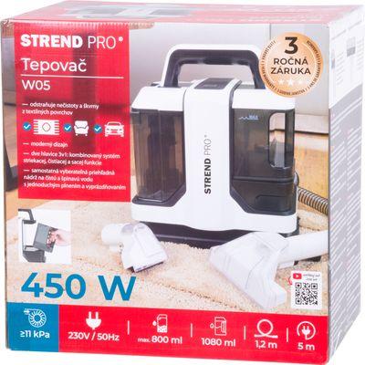 Tepovač Strend Pro W05, 450 W, čistič škvŕn, kábel 5 m, sacia hadica L-1,2 m