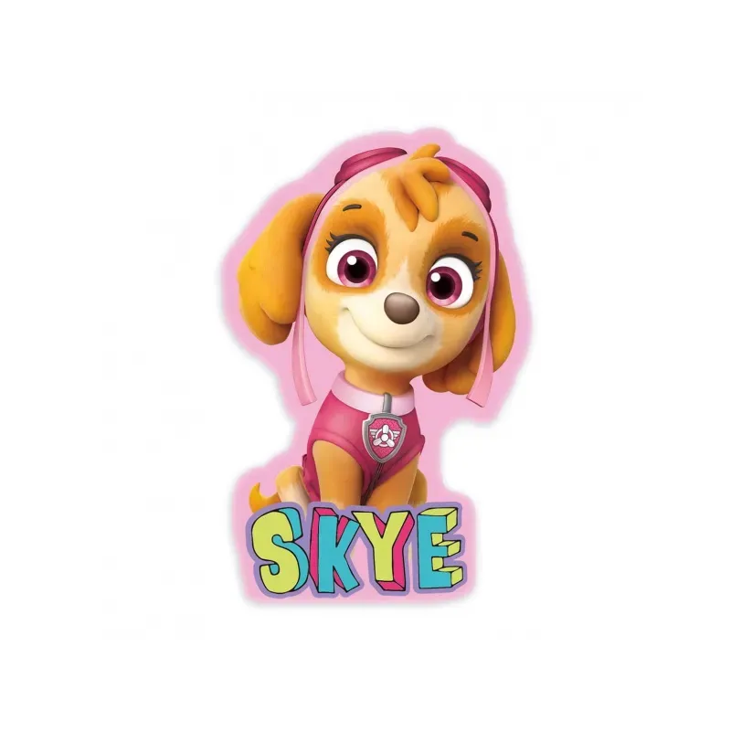 Tvarovaný 3D dekoračný vankúš Paw Patrol Skye