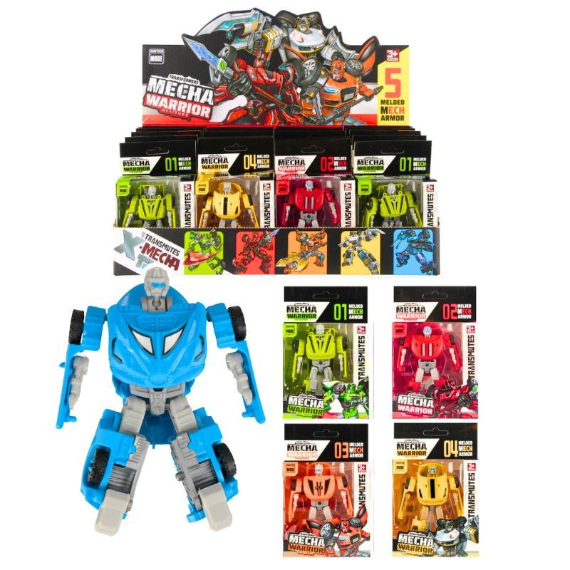 Transformujúci robot mix 5 farieb