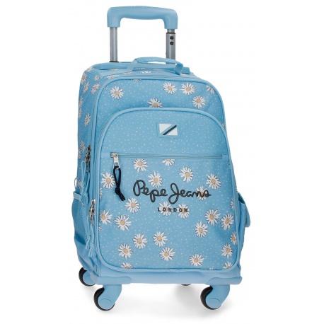 Cestovný / školský batoh na kolieskach PEPE JEANS® Katherine, 57x33x21cm, 6512821