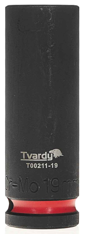 Hlavica nástrčná predĺžená 6HRAN 1/2" 19 mm, úderová, Cr-Mo, TVARDY 1