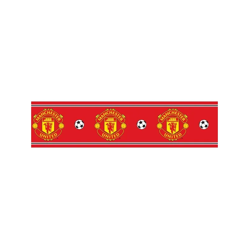 Samolepiaca  bordúra MANCHESTER UTD 13cm x 5m