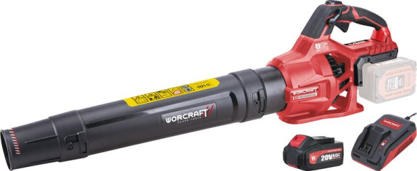 SET Fukár Worcraft CLB-S40LiBA ShareSYS, na lístie, 220 km/h, 2x20 V, 2x Akumulátor CLB-20V-4.0, 1x