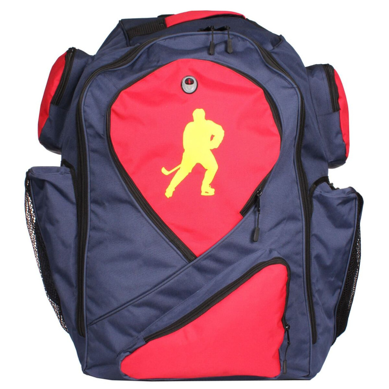 Hockey League cestovný batoh na kolieskach navy-červená 2