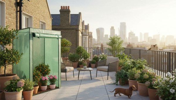 Parenisko Strend Pro Greenhouse, fólia, 100x50x150 cm, fóliovník 3