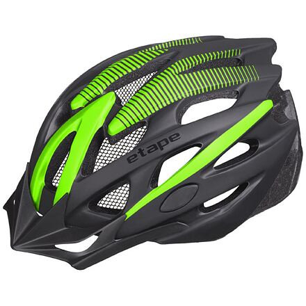 Twister cyklistická prilba čierna-zelená