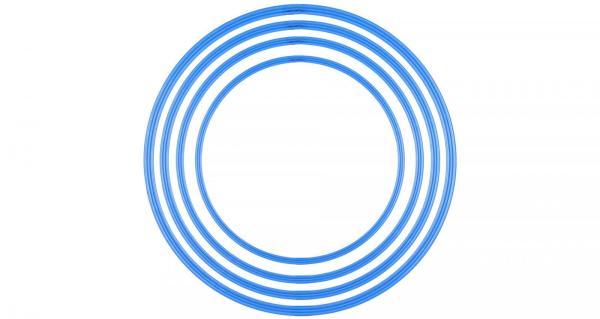 Merco HP kruh prekážkový modrá 40cm