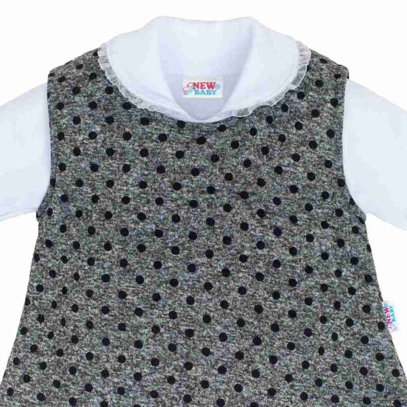 Dojčenská zimná tunika New Baby Princess 56 (0-3m) 2