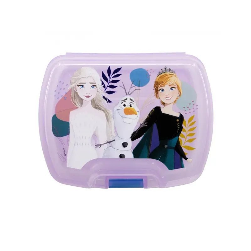 Plastový box na desiatu DISNEY FROZEN Transparent Maxi, 74277