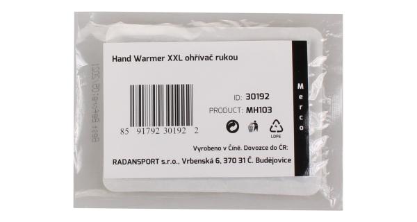 Merco Hand Warmer XXL ohrievač rúk, 12 x 9 x 0,5 cm