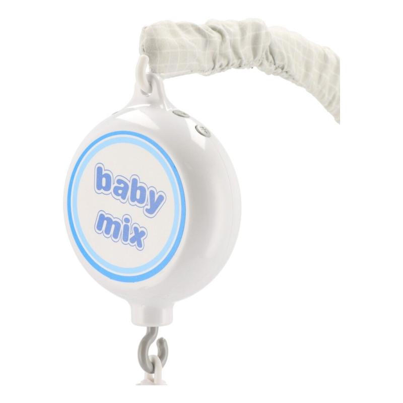 Elektronický kolotoč nad postieľku Baby Mix Medvedíky a králiky s melódiami 1