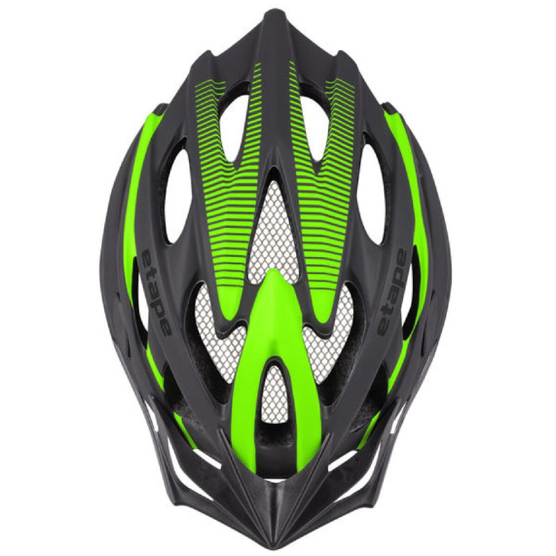 Twister cyklistická prilba čierna-zelená 2