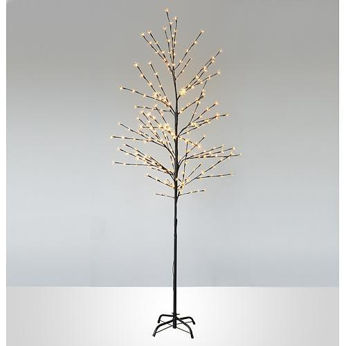 Strom MagicHome Cherry Tree, 210 cm, čierny, 230 V, IP44, exteriér