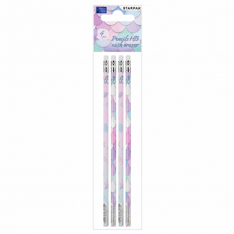 Ceuzky Morská panna s gumou 4ks