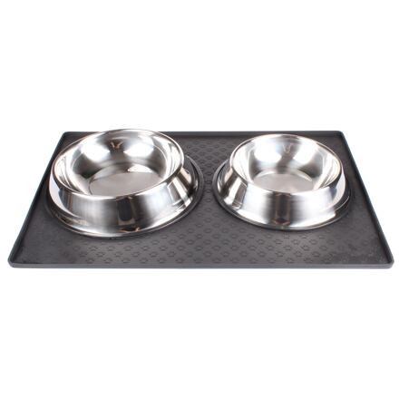 Pet Mat Large podložka pod misky čierna 1