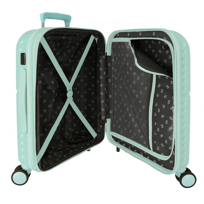 PEPE JEANS Highlight Turquesa, ABS Cestovný kufor, 55x40x20cm, 37L, 7688625 (small exp.) 2