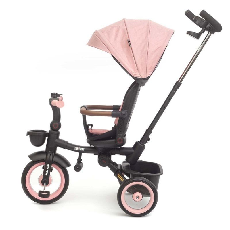 Luxusná detská trojkolka s osvetlením Milly Mally Twinkle pink 2