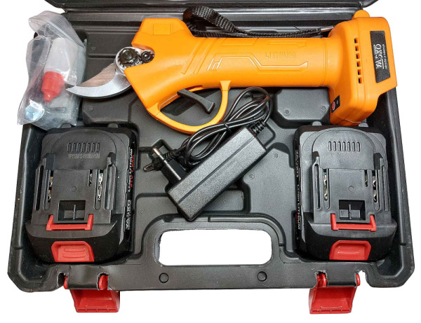 Akumulátorové záhradnícke nožnice, 2x1,5Ah batéria, 21V,1x nabíjačka, max. rez 25mm, VASKO 1