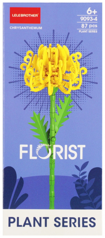 Stavebné kocky Kvety 6