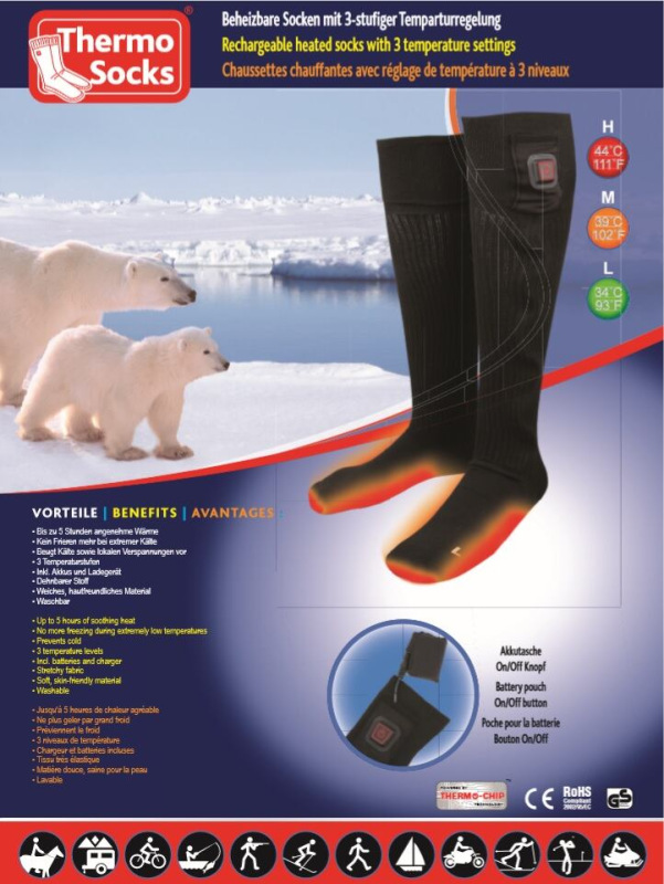 Thermo Socks Set vyhrievané podkolienky 1