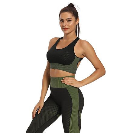 Yoga Sense fitness set dámsky sv. zelená 6