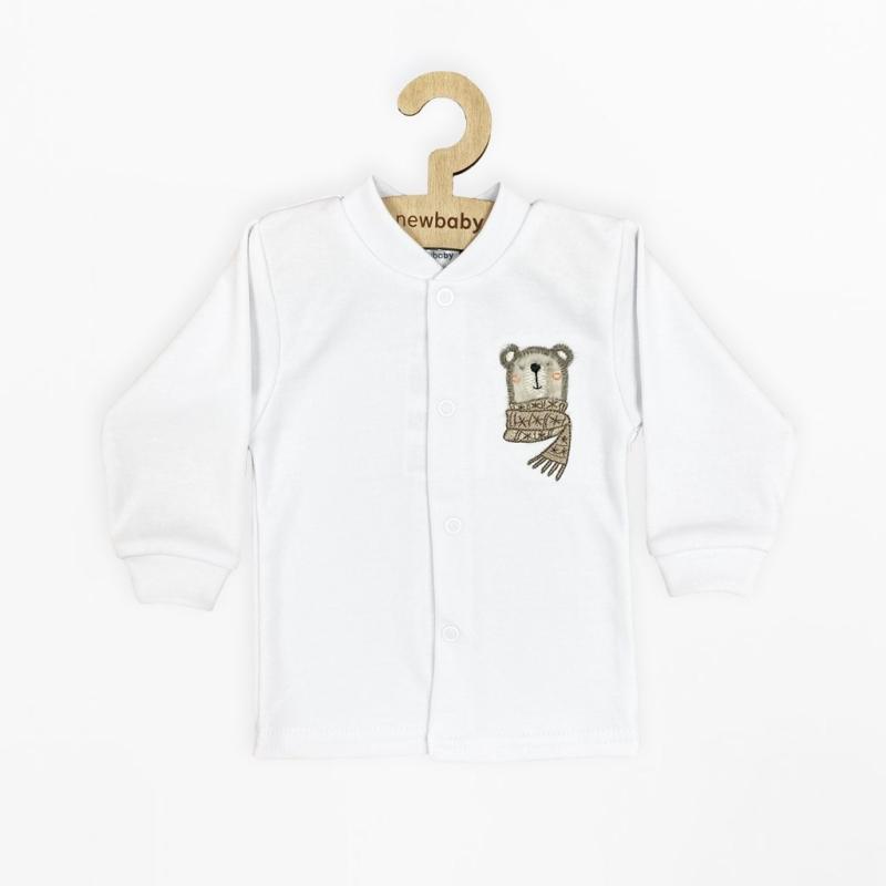 Dojčenský bavlnený kabátik New Baby Polar Bear 68 (4-6m)