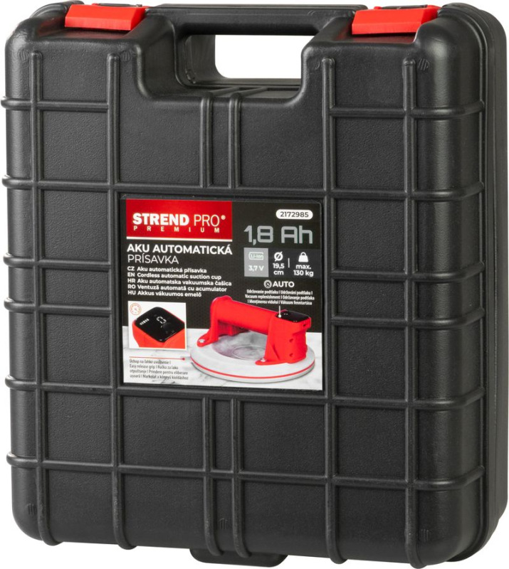 Prísavka aku Strend Pro Premium, na podlahu/dlažbu/sklo, 3,7V 1,8 Ah, 130kg 4