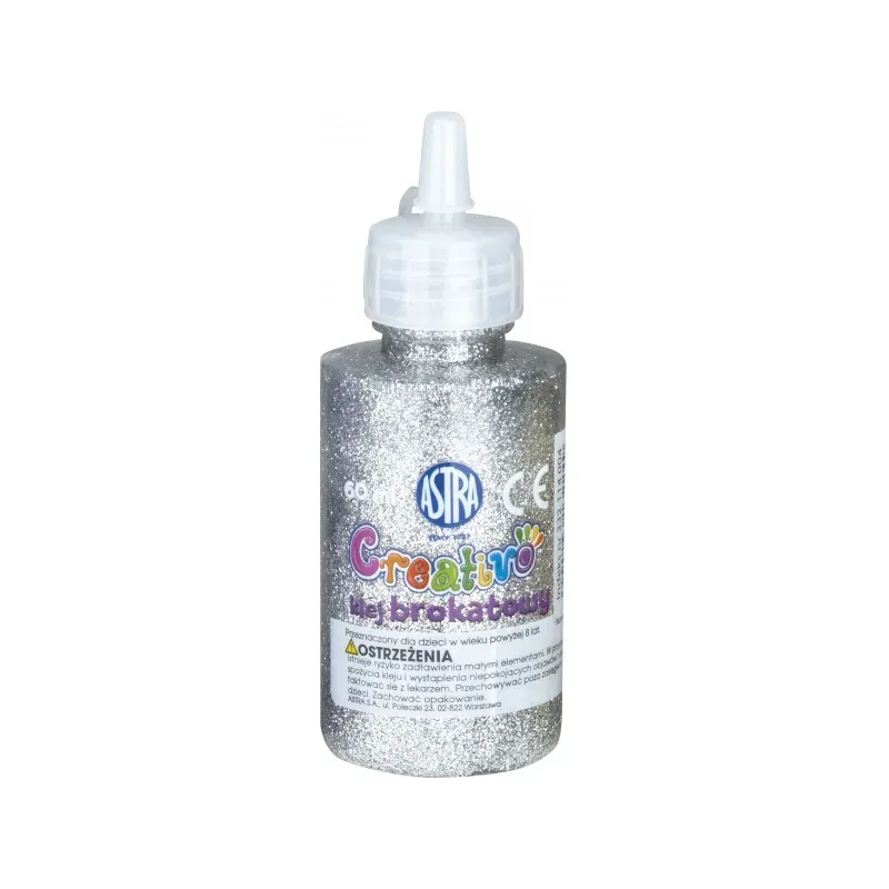 CREATIVO Glitrové lepidlo s trblietkami 60ml, mix farieb, 332114004