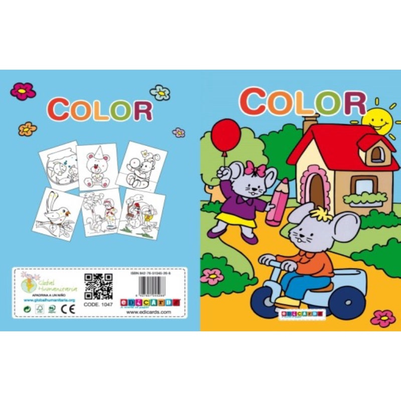 Omaľovánky pre najmenších A4, mix druhov 6