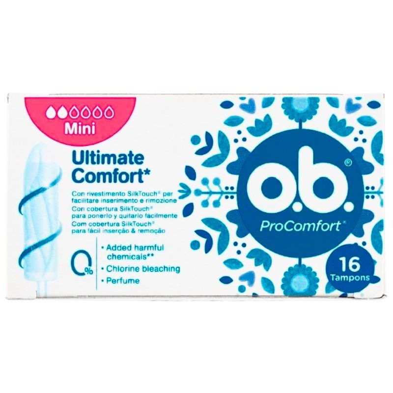 O.B. ProComfort tampóny Mini 16 ks
