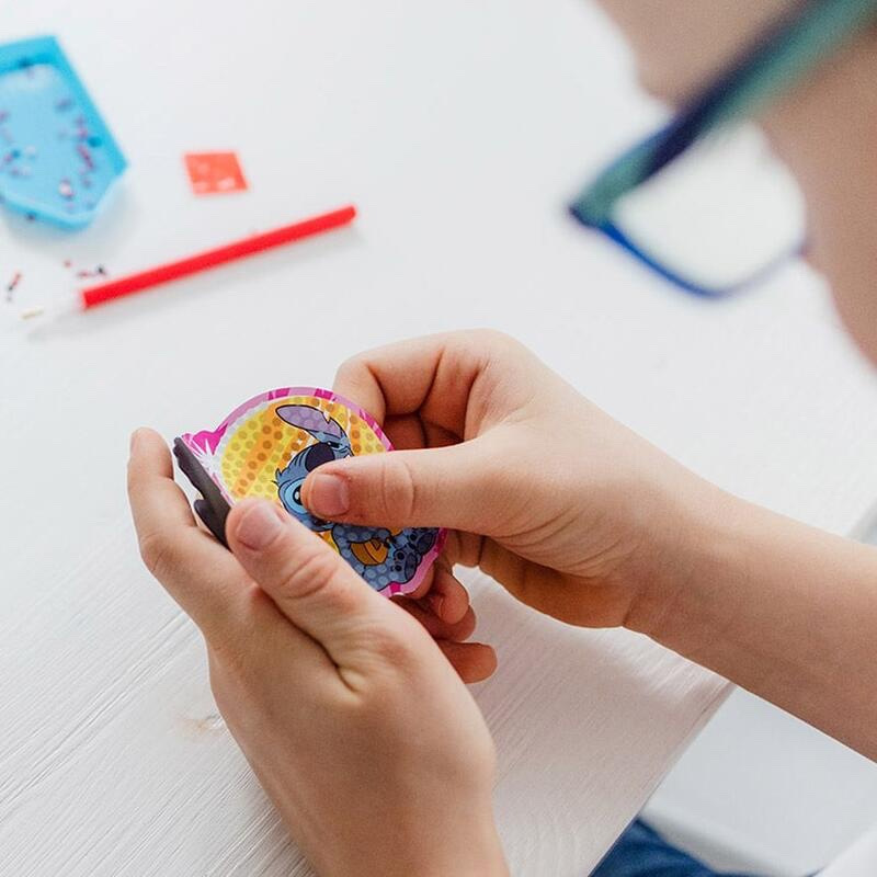Stitch Diamantové maľovanie magnetky 3