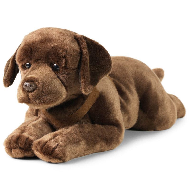 Plyšový pes Labrador hnedý