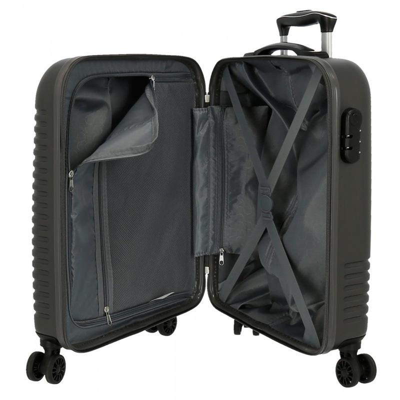 JOUMMA BAGS ABS Cestovný kufor INDIA Antracita, 55x40x20cm, 38L, 5089122 (small)