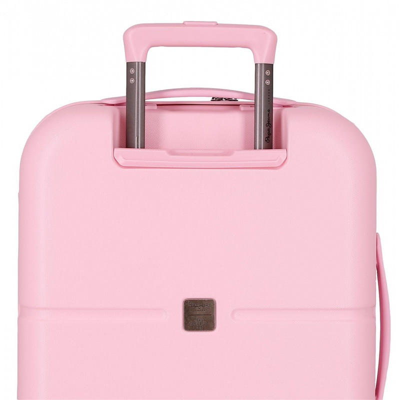 PEPE JEANS Highlight Light Pink, ABS Cestovný kufor, 55x40x20cm, 37L, 768912C (small) 8