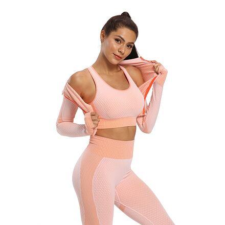 Yoga Sense fitness set dámsky ružová 1