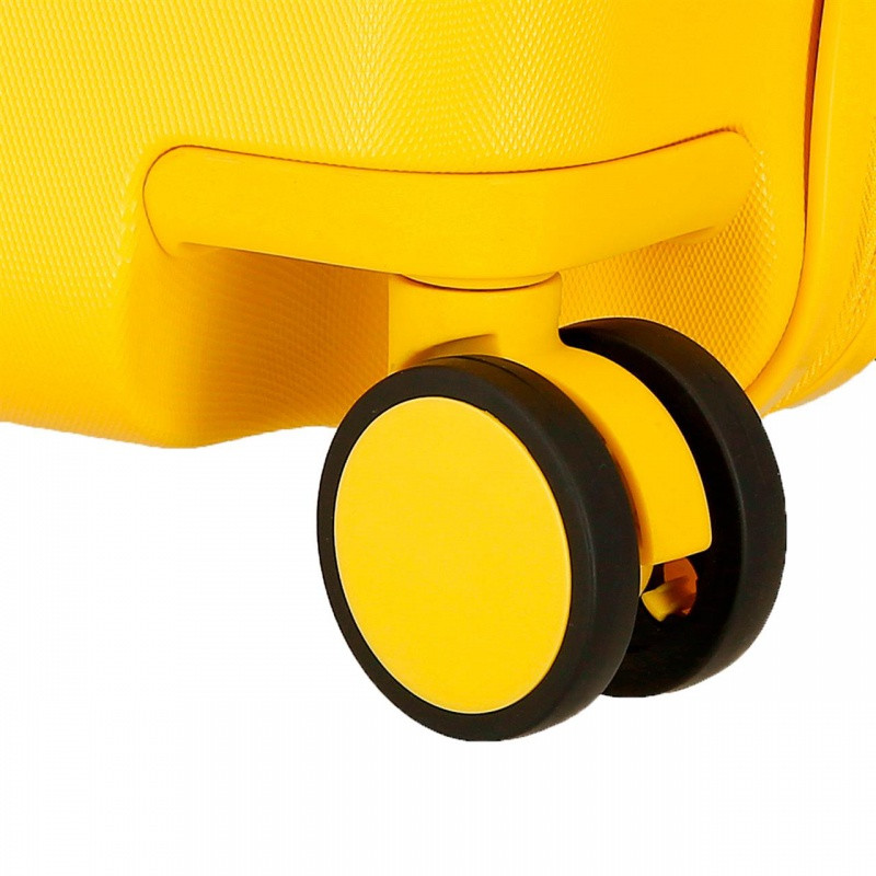 Detský cestovný kufor na kolieskach / odrážadlo MICKEY MOUSE 3D Ochre, 2929822 6