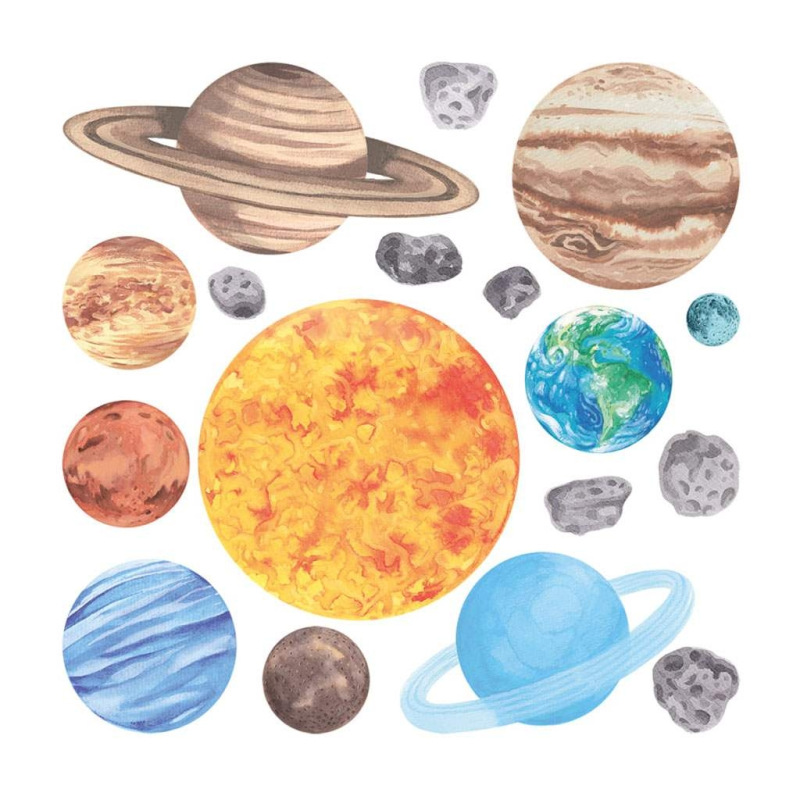 Samolepka na stenu Slnečná sústava S 5