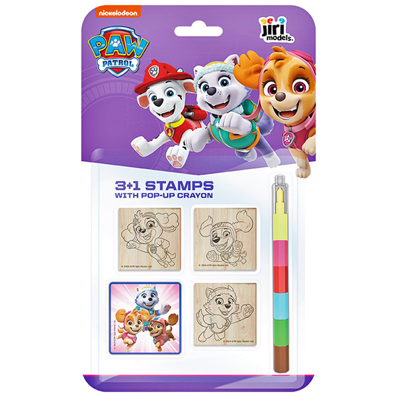 Pečiatky 3 + 1 Labková patrola Skye