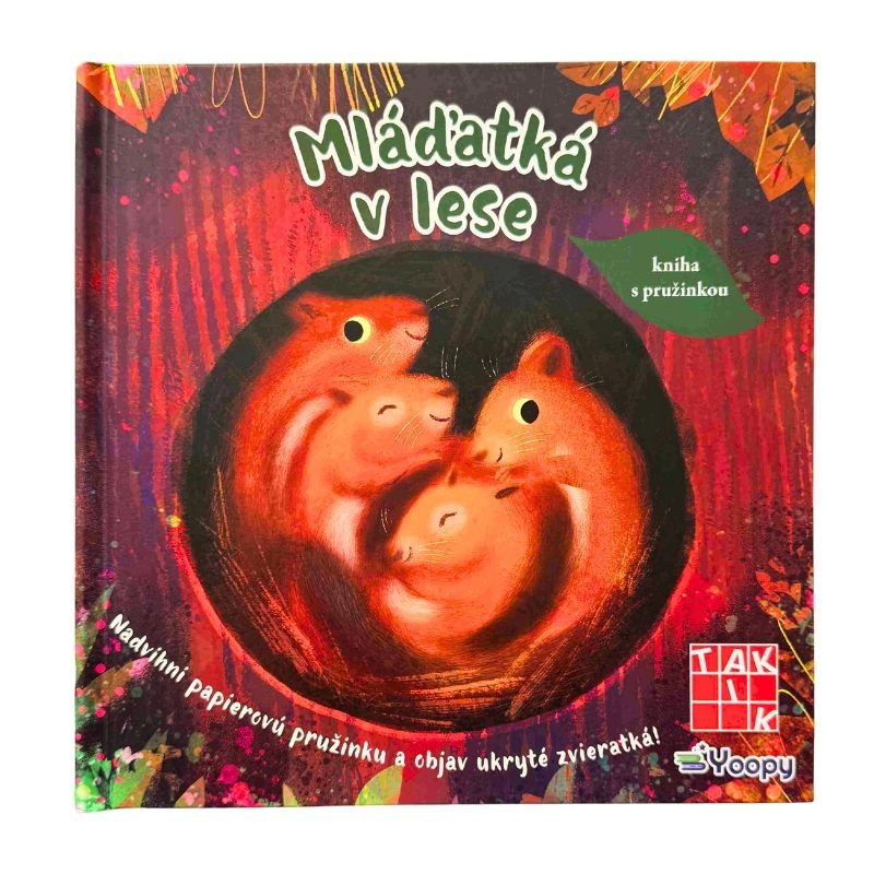 Mláďatká v lese - kniha s pružinkou