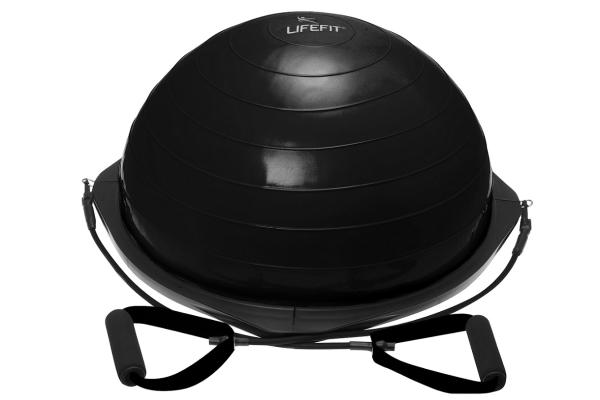 Balančná podložka LIFEFIT BALANCE BALL 58cm, čierna