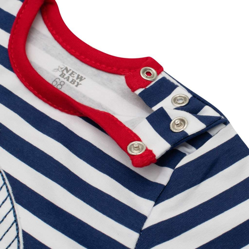 Chlapčenský letný overal New Baby Marine 56 (0-3m) 2