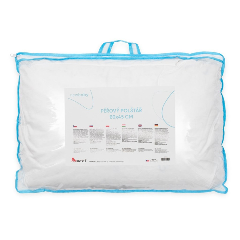 Luxusný páperový vankúš New Baby 60x45 cm 1