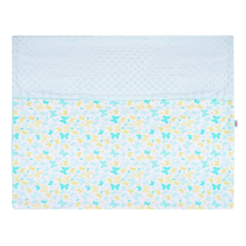 Detská deka z Minky New Baby modrá 80x102 cm 2