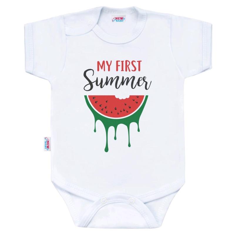 Body s potlačou New Baby My first Summer 80 (9-12m)