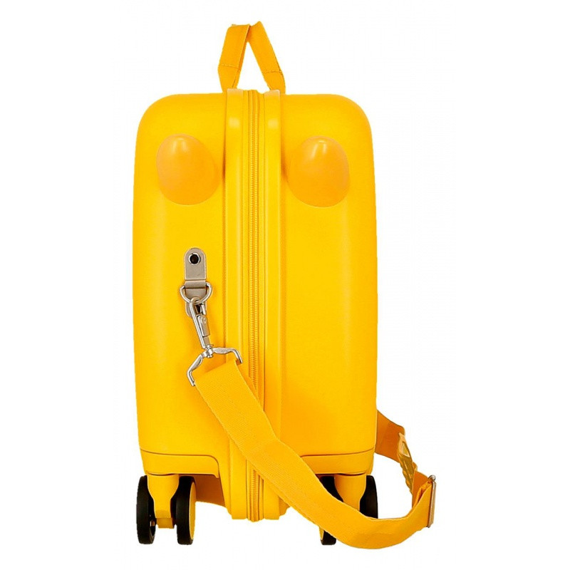 Detský cestovný kufor na kolieskach / odrážadlo MICKEY MOUSE 3D Ochre, 2929822 3